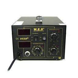 Паяльна станція WEP 852D+FAN фен, паяльник - мініатюра 2