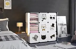 Модульна шафа-органайзер Leobert Kids для дитячих іграшок білий - мініатюра 5