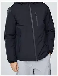 Куртка Windproof Anti-Drilling Hooded Down Jacket 3XL черная - мініатюра 2