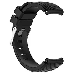Силіконовий ремінець Primo для годинника Xiaomi Huami Amazfit SportWatch 2/Amazfit Stratos Black - мініатюра 3