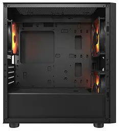 Корпус Cougar Uniface Mini RGB Black без БЖ Mini Tower для Micro ATX / Mini ITX 2xUSB 3.0 / 1xUSB 2.0 макс. CPU - 160 мм / VGA - 340 мм 2x140 мм ARGB + 1x120 мм ARGB бічна панель із загартованого скла вбудований ARGB Hub - мініатюра 4