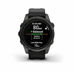 Смарт-годинник Garmin Epix Pro Gen 2 Sapphire 42mm Carbon G. DLC Ti. with Black Band (010-02802-14/15) - мініатюра 6