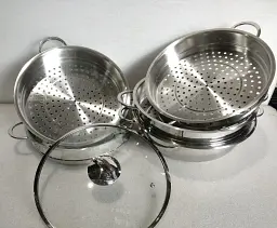 Мантоварка-пароварка O.M.S. Collection 6090 C-28 см 5,8 л - мініатюра 7