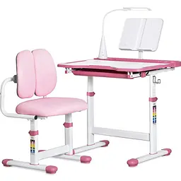 Комплект меблів Evo-kids: стіл+стілець+полиця+лампа (BD-23 PN)