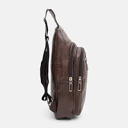 Чоловічий рюкзак через плече Monsen C1925br-brown - мініатюра 4