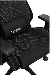 Ігрове крісло Lorgar CHA41 Premium Anti-Stain Fabric Black/White (LRG-CHA41-BK-WH) - мініатюра 12