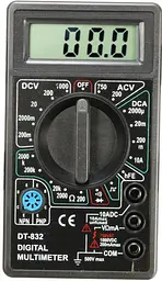 Цифровий мультиметр тестер Digital DT-832 - мініатюра 4