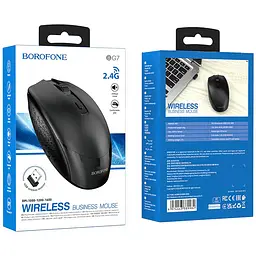 Миша бездротова Borofone BG7 Platinum 2.4G Black - мініатюра 5