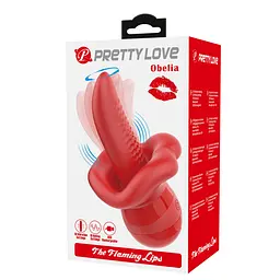 Кліторальний вібростимулятор Pretty Love Obelia The Flaming Lips червоний - мініатюра 10