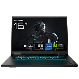 Ноутбук Gigabyte Gaming A16 (CMHI2UA894SD) Черный Steel