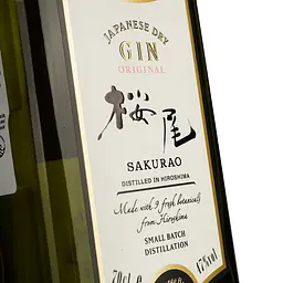 Джин Sakurao Original, 47%, 0,7 л, у подарунковій упаковці - мініатюра 4