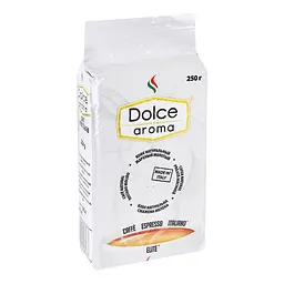 Кофе молотый Dolce Aroma Elit 250 г (897406) - мініатюра 2