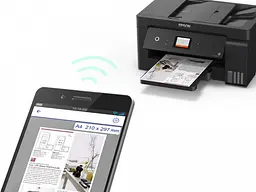 Epson БФП ink color A3 EcoTank L14150 38_24 ppm Fax ADF Duplex USB Ethernet Wi-Fi 4 inks Black Pigment - мініатюра 3