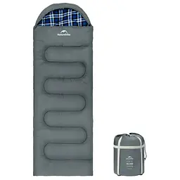 Спальний мішок з капюшоном Naturehike Clear Sky HL500 CNK2450WS042, сірий