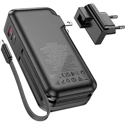 Зовнішній акумулятор Hoco J126 Travel 10000mAh 22.5W Black [615723] [107510] - мініатюра 3