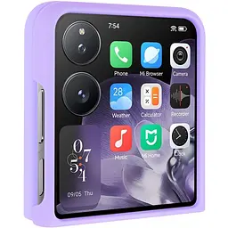 Чохол Foldables Silicone Cover Lakshmi (AAA) для Xiaomi Mix Flip 2 Бузковий / Dasheen