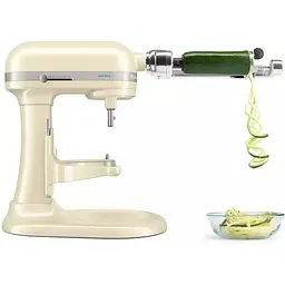 Планетарний міксер KitchenAid Artisan з підйомною чашею 5.6 л кремовий (5KSM60SPXEAC) - мініатюра 7