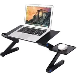 Багатофункціональний столик-трансформер для ноутбука Laptop Table T8 з охолодженням - мініатюра 3