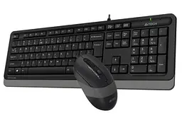 Комплект A4Tech Fstyler Sleek Multimedia Comfort F1010, Black/Grey, клавіатура+миша, USB - мініатюра 4