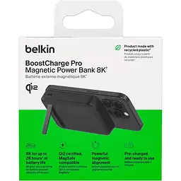 Павербанк Belkin Black 8 000 mAh / 15 Вт (BPD007BTBK) - мініатюра 8