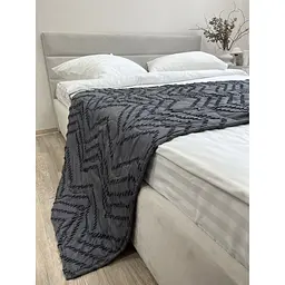 Покривало Ecotton полістан Jacuard Grey 200х220 см (25216) - мініатюра 4