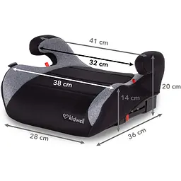Бустер Kidwell Baxter Isofix 15-36 кг Black - мініатюра 2