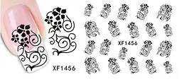 Наклейки для ногтей XF1456 - миниатюра 2
