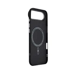 Карбоновый чехол для Apple iPhone 17 Air, LikeCarbon2 MagCase, черный, тонкий защитный чехол-панель из поликарбоната с магнитами N52, MagSafe, противоударный, совместим с беспроводной зарядкой, приподнятые края для защиты камеры, ArmorStandart (ARM88380) - мініатюра 4