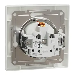 Розетка Schneider Electric ASFORA зі штор. біла (EPH2900221) - мініатюра 3