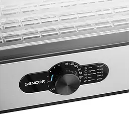 Сушарка для овочів та фруктів Sencor SFD 950SS [90913] - мініатюра 4