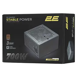 2E Gaming Блок живлення 2E GAMING Stable Power Pro ATX3.1 GEN5.0 (700W), >85%, 80+ Bronze, 120мм, 1xMB 24pin(20+4), 2xCPU 8pin(4+4), 3xMolex, 6xSATA, 4 GEN5 16pin - мініатюра 9