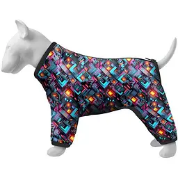 Вітровка для собак Waudog Clothes малюнок Нескінченні світи S35 В 47-51 см С 35-39 см