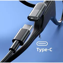 Кутовий Type-C перехідник Primo KPR01 для зарядки навушників Shokz (AS800/S803/S810/AS700) - мініатюра 4