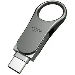 Накопичувач Silicon Power Mobile C80 32 GB USB 3.0 Type-C Silver (SP032GBUC3C80V1S)