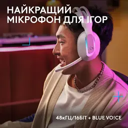 Навушники Logitech G522 Lightspeed Wireless Gaming Headset White (981-001550) - мініатюра 5