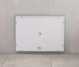 Дзеркало Mixxus Flat MR04-100x80 (LED Touch, годинник, антизапотівання, димер, регулювання яскравості) MI6927 - мініатюра 10