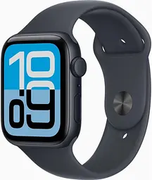 Смарт-годинник Apple Watch SE 3 GPS 44mm Midnight Aluminium Case with Midnight Sport Band - M/L (MEHQ4RK/A)