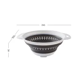 Друшляк складаний MBM My Home KP-74 S 1.3 л біло-сірий (KP-74 S WHITE/GRAY) - мініатюра 2