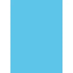 Папір для дизайну Folia Tintedpaper В2 (50x70см) №30 блакитний 130г/м без текстури