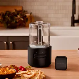 Кухонний мінікомбайн KitchenAid Go з акумулятором чорний 12V (5KFCR531BM) - мініатюра 8