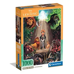 Пазл Король Лев - Disney The Lion King - 1000 шт Clementoni 39902