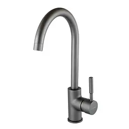 Змішувач для кухні Globus Lux Lazer GLLR-0203S-11-graphite Чорний матовий - мініатюра 2
