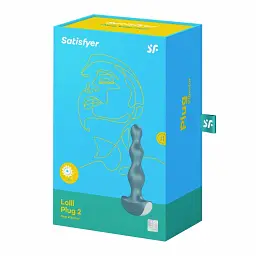 Анальна пробка Satisfyer Lolli Plug 13.9 см сірий - мініатюра 5