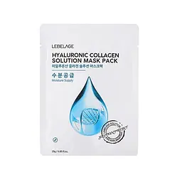 Тканинна маска для обличчя Lebelage Hyaluronic Collagen Solution Mask