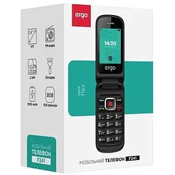 Мобільний телефон Ergo F241 Dl Sim чорний - мініатюра 6