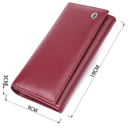 Гаманець для жінок із натуральної шкіри ST Leather 19х9х3 см acs0029655 - мініатюра 3