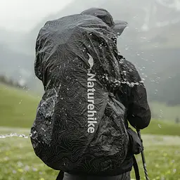Чохол для рюкзака Naturehike CNK2450PJ010 L (Чорний) - мініатюра 5