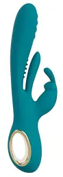 Вібратор-кролик Sweet Smile Rabbit Vibrator, 25 см (бірюзовий)