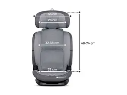Автокрісло KinderKraft Oneto3 i-Size Cool Grey (KCONE300GRY0000) - мініатюра 7