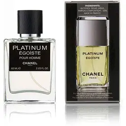 Туалетна вода для чоловіків BEST CHOICE 60мл РЕПЛИКА Platinum chanel egoiste